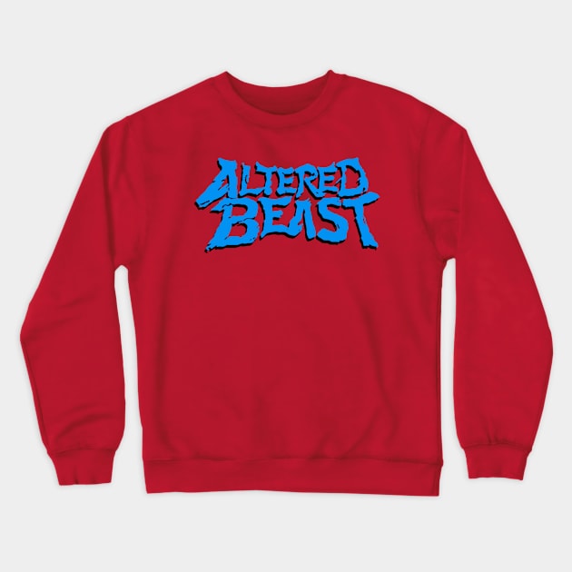 Altered Beast Blue Crewneck Sweatshirt by Nykos